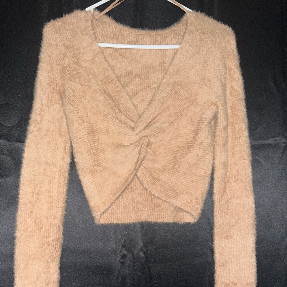 Aerie Fluffy 4 ever reversible crop top